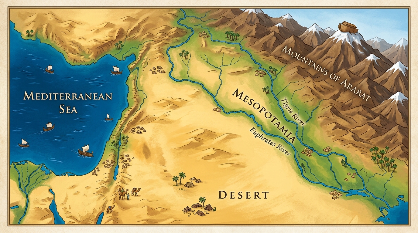 Mountains of Ararat / Mesopotamia