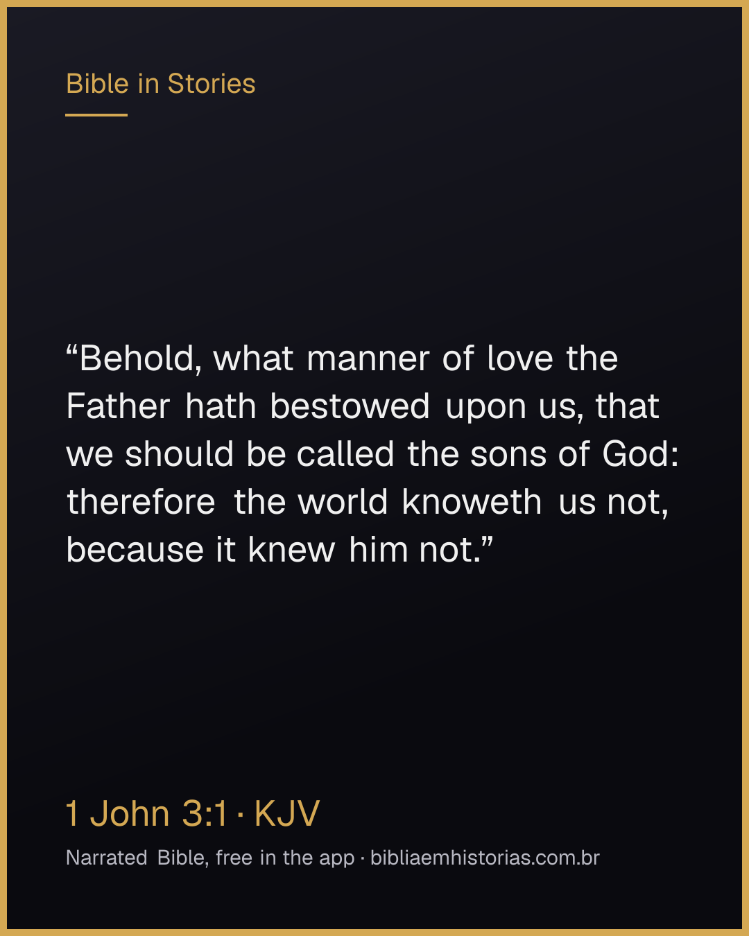 Verse image for 1 John 3:1 to share