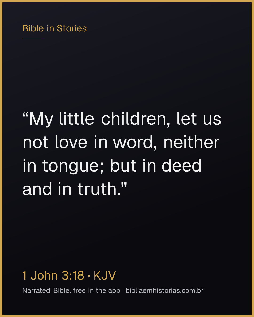 Verse image for 1 John 3:18 to share
