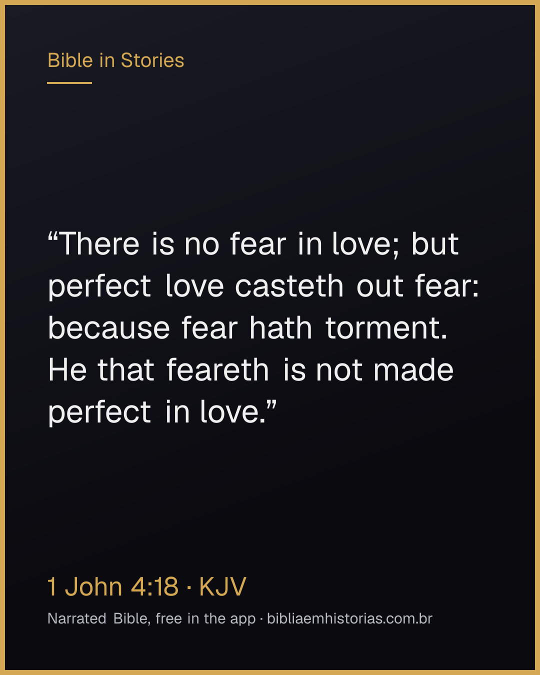Verse image for 1 John 4:18 to share