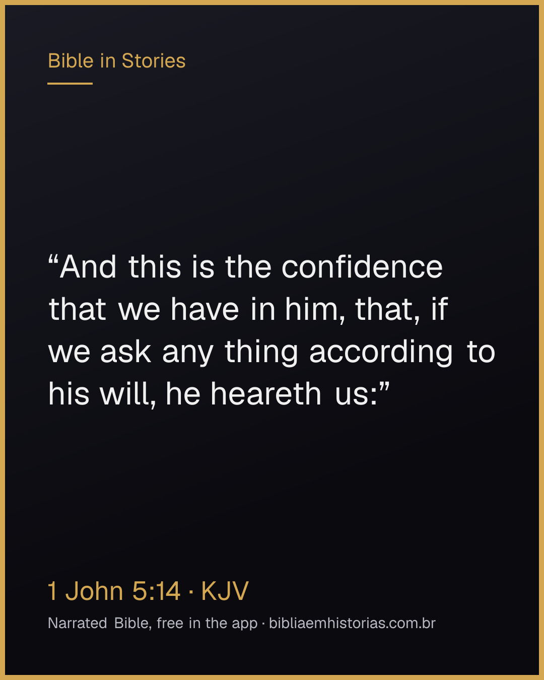 Verse image for 1 John 5:14 to share