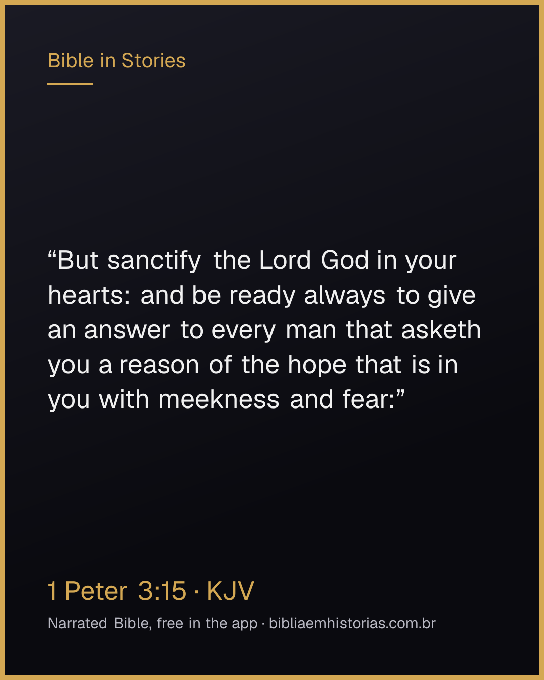 Verse image for 1 Peter 3:15 to share