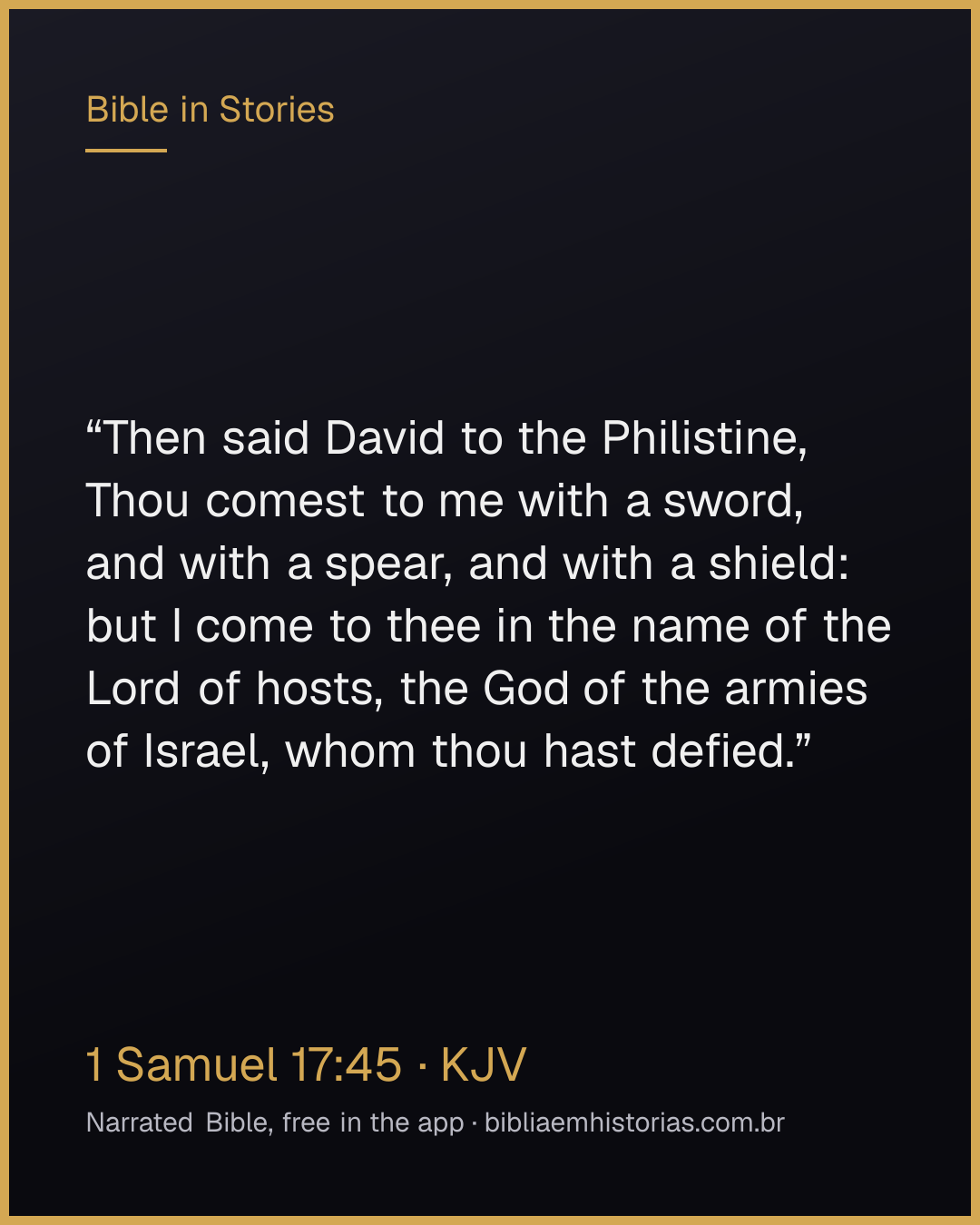 Verse image for 1 Samuel 17:45 to share