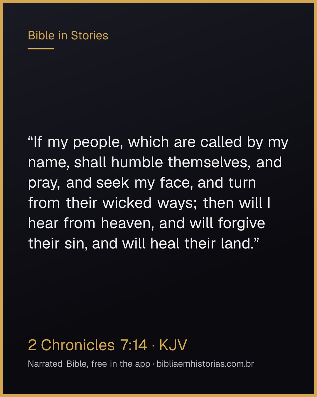 Verse image for 2 Chronicles 7:14 to share