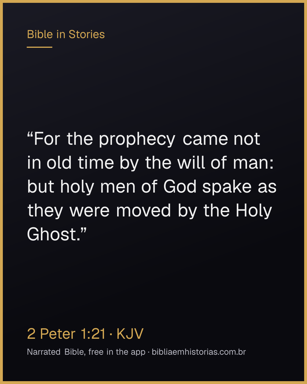 Verse image for 2 Peter 1:21 to share