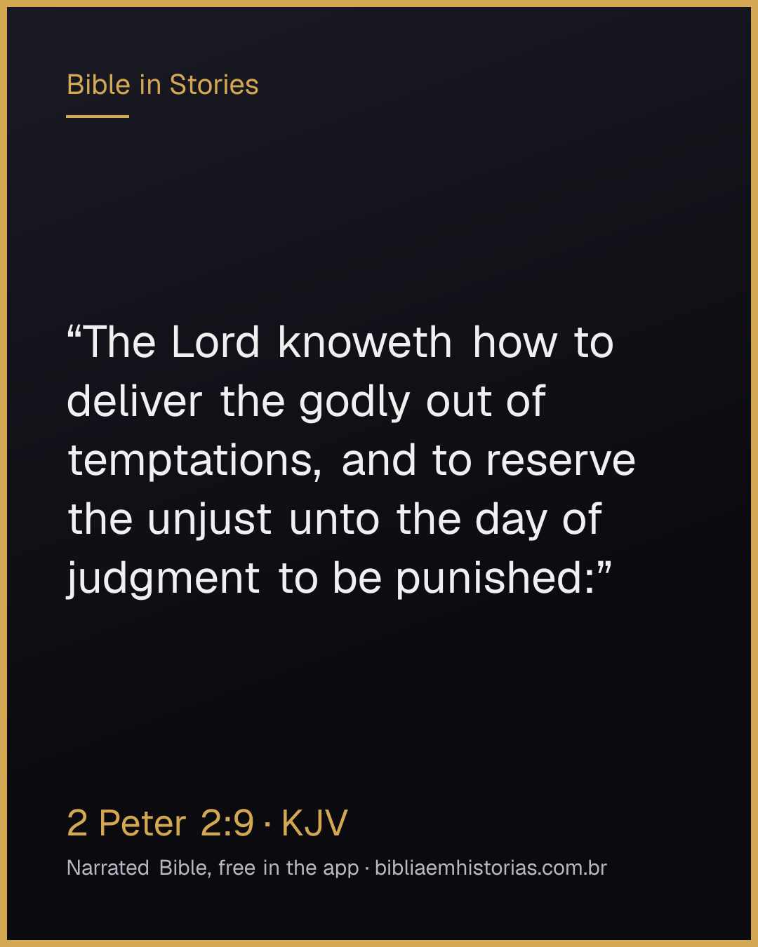 Verse image for 2 Peter 2:9 to share