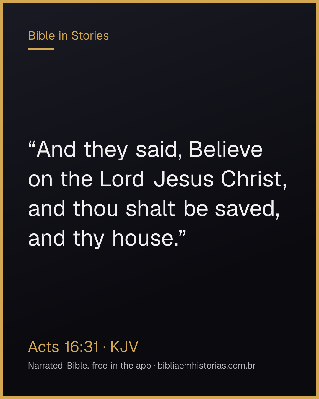 Verse image for Acts 16:31 to share