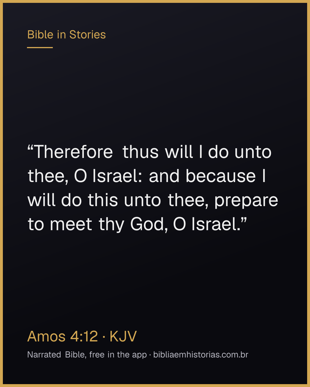 Verse image for Amos 4:12 to share