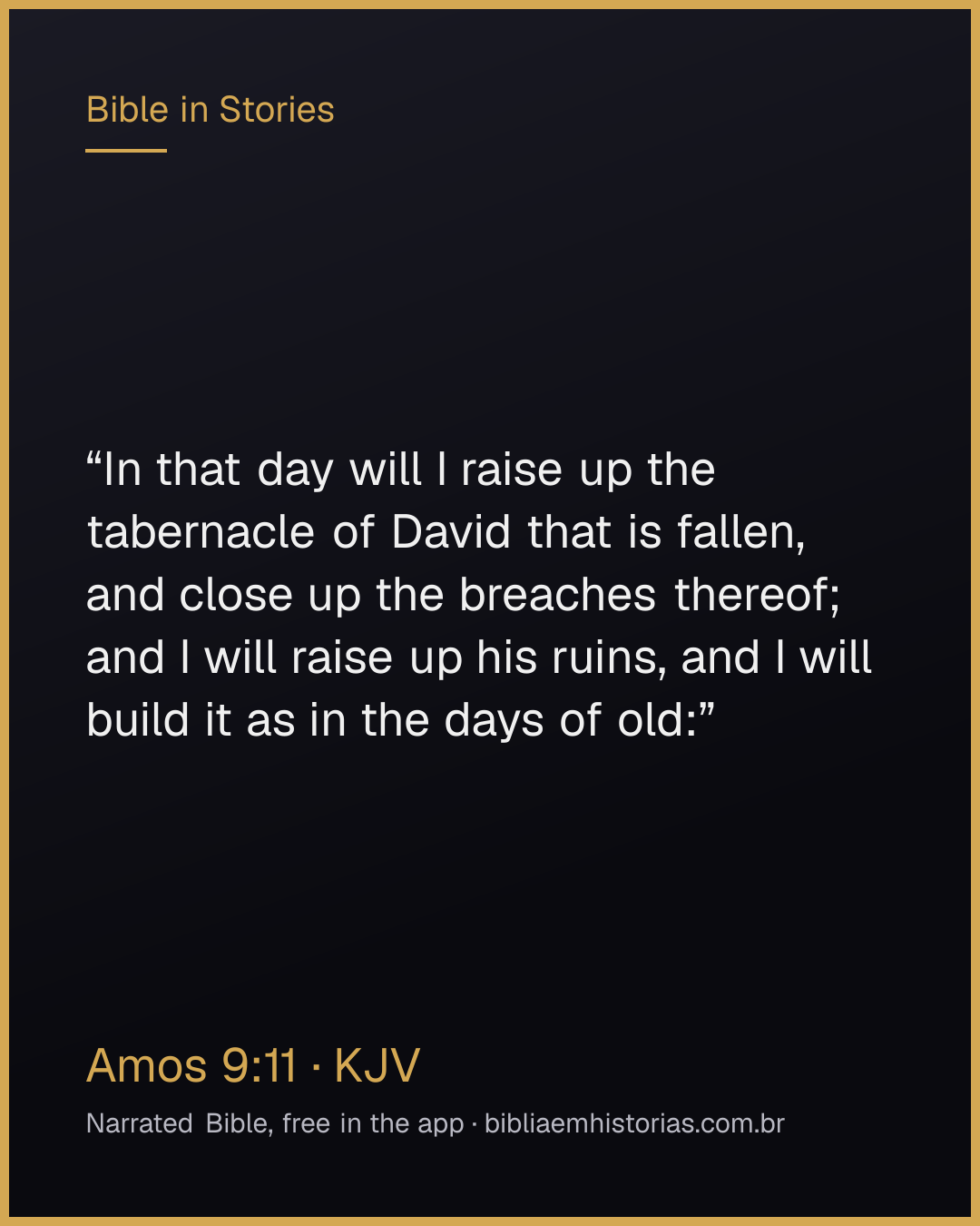 Verse image for Amos 9:11 to share