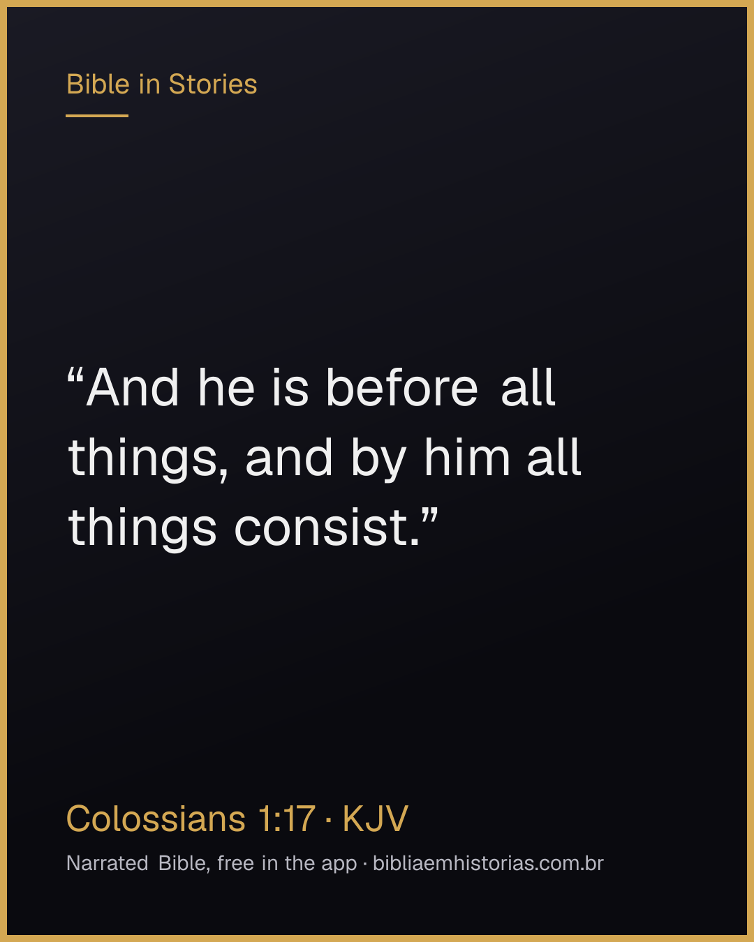 Verse image for Colossians 1:17 to share