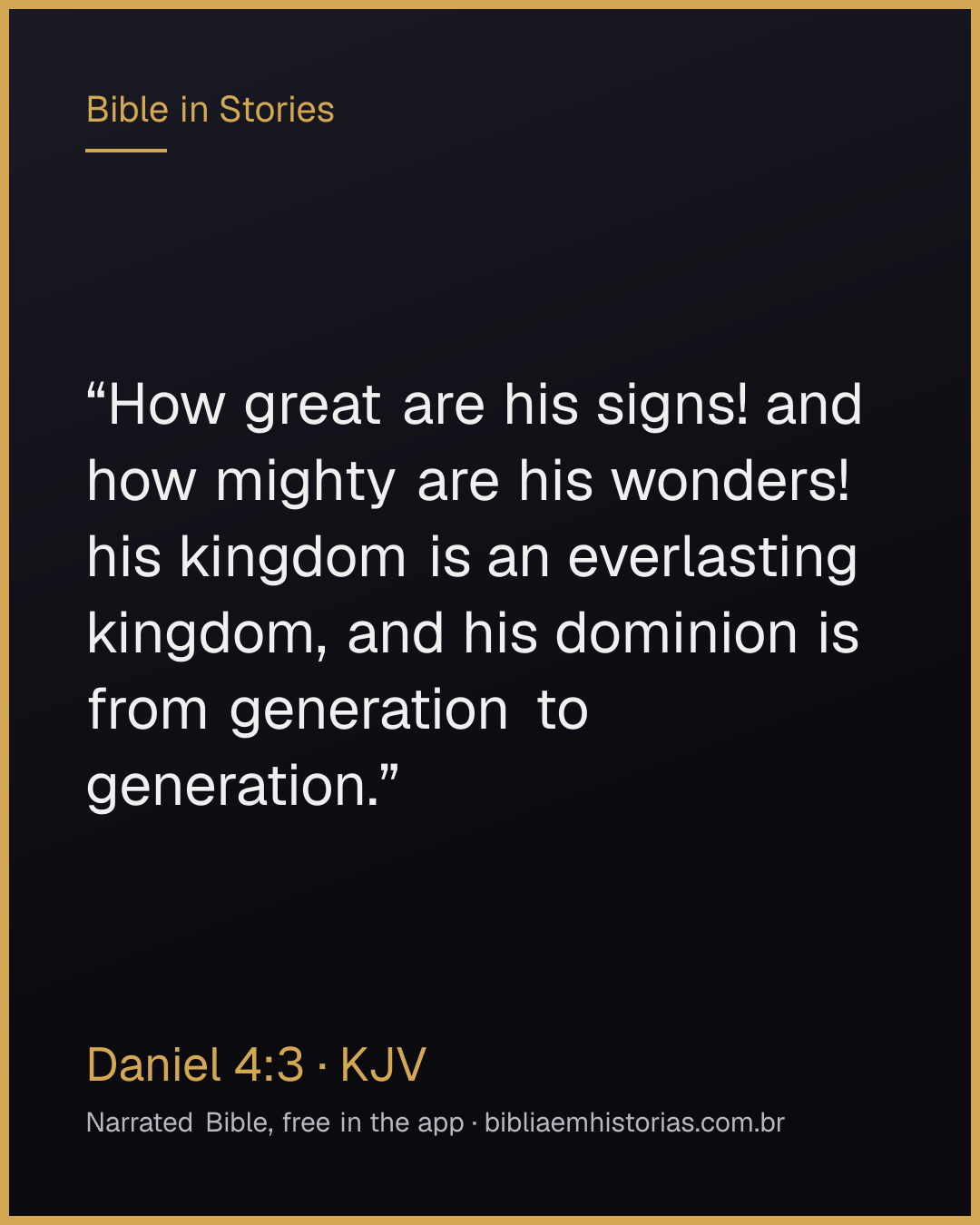 Verse image for Daniel 4:3 to share
