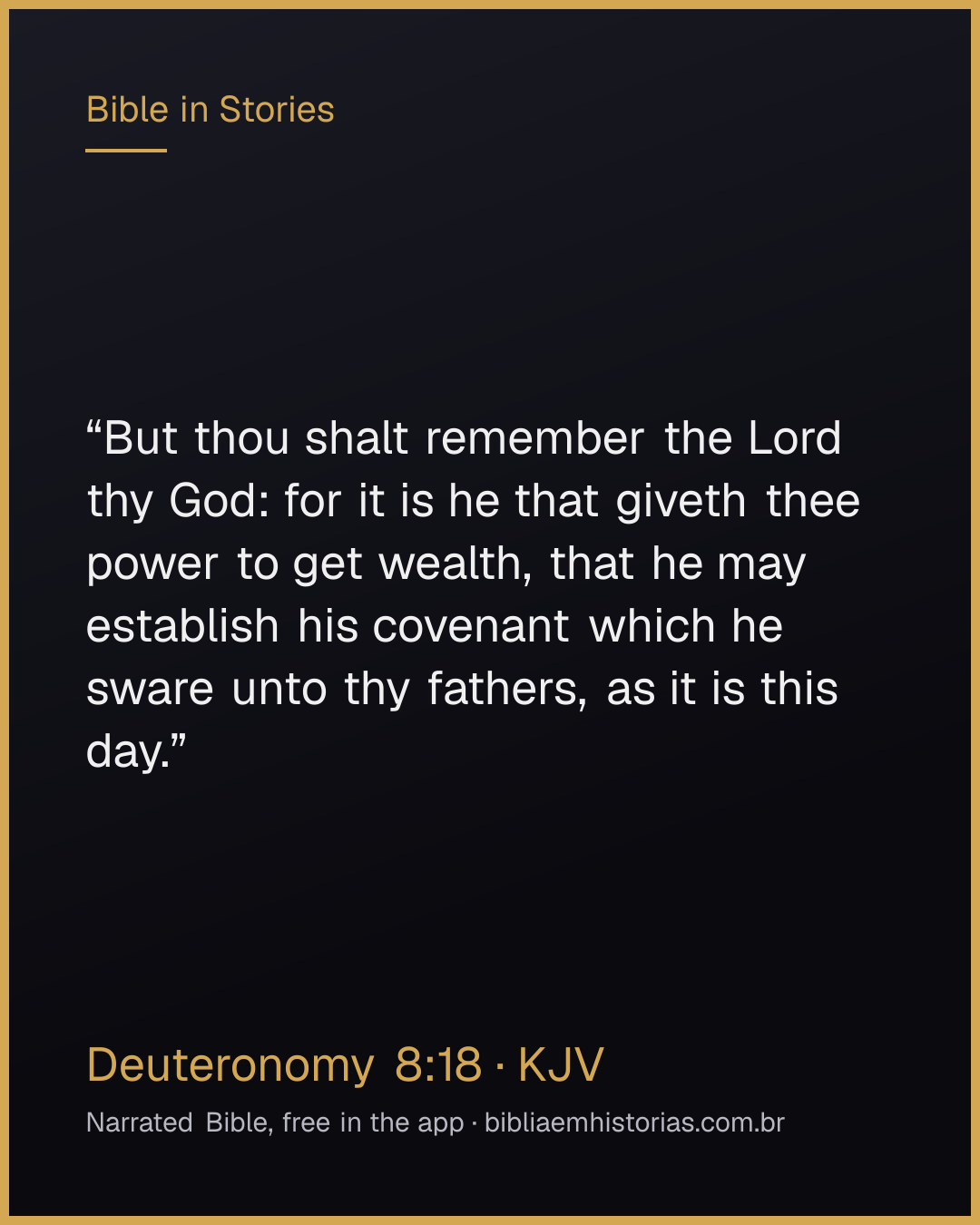 Verse image for Deuteronomy 8:18 to share