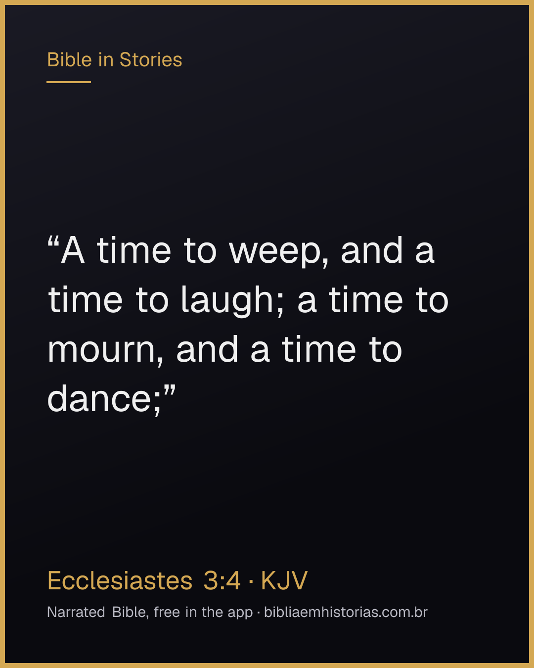 Verse image for Ecclesiastes 3:4 to share