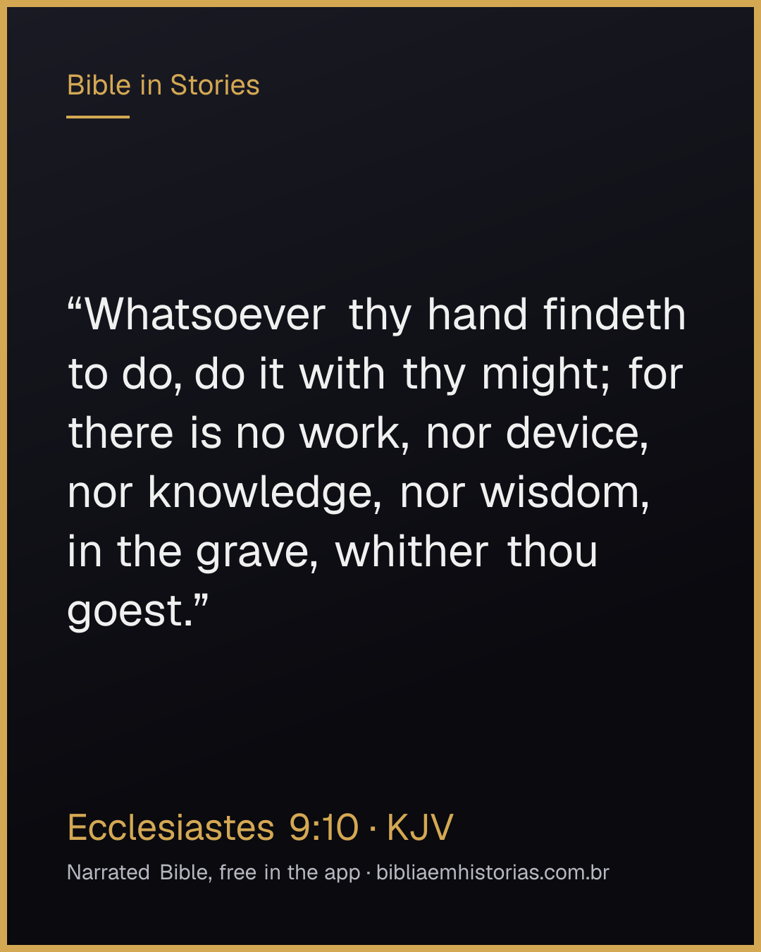 Verse image for Ecclesiastes 9:10 to share