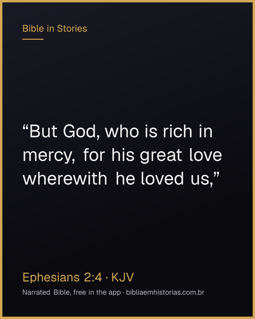 Verse image for Ephesians 2:4 to share