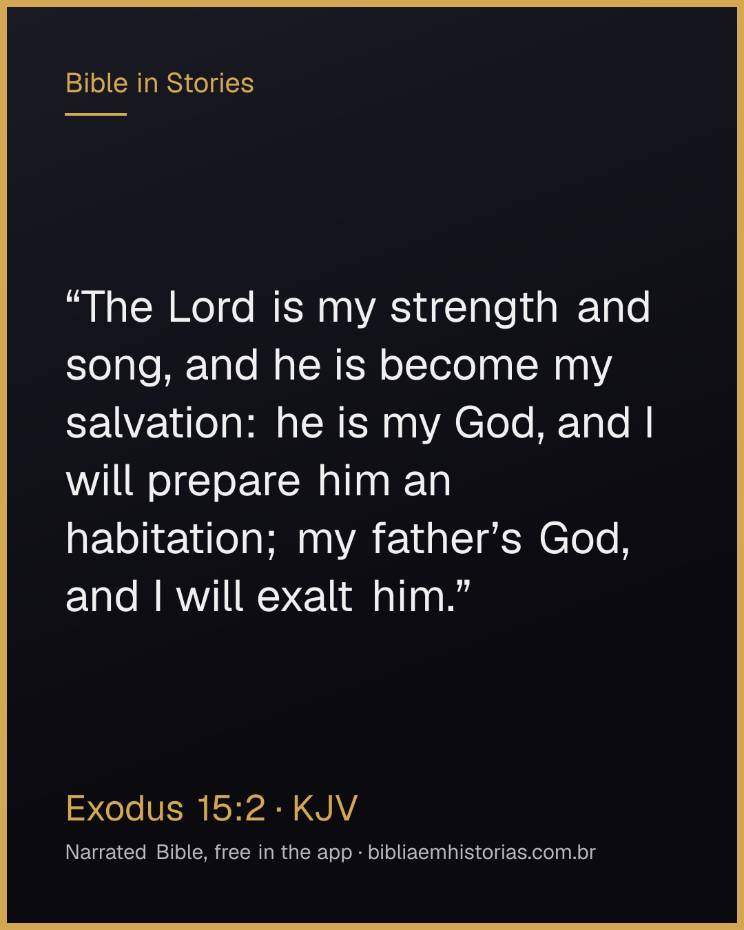 Verse image for Exodus 15:2 to share