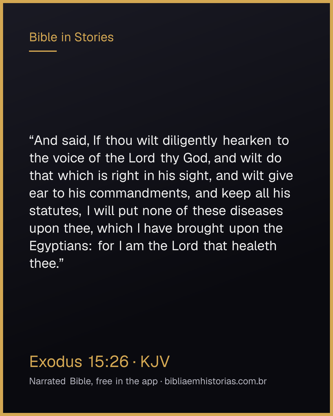 Verse image for Exodus 15:26 to share