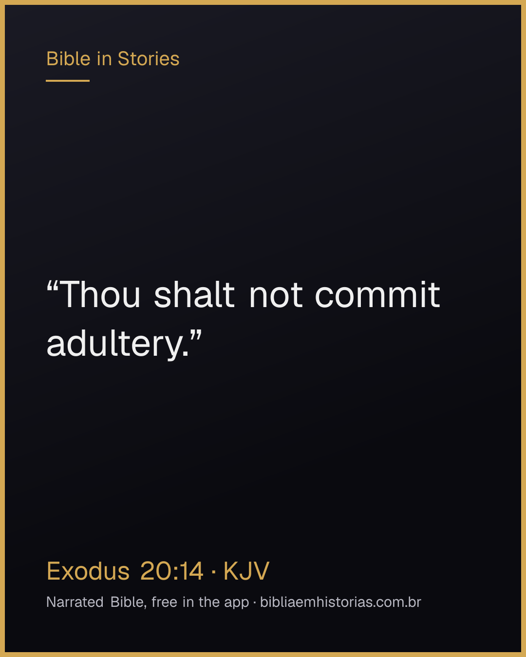 Verse image for Exodus 20:14 to share