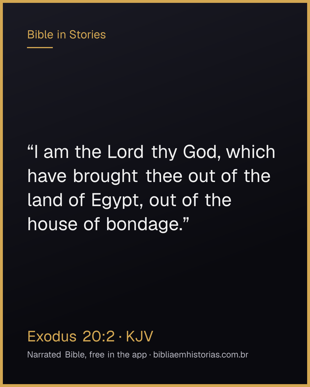 Verse image for Exodus 20:2 to share