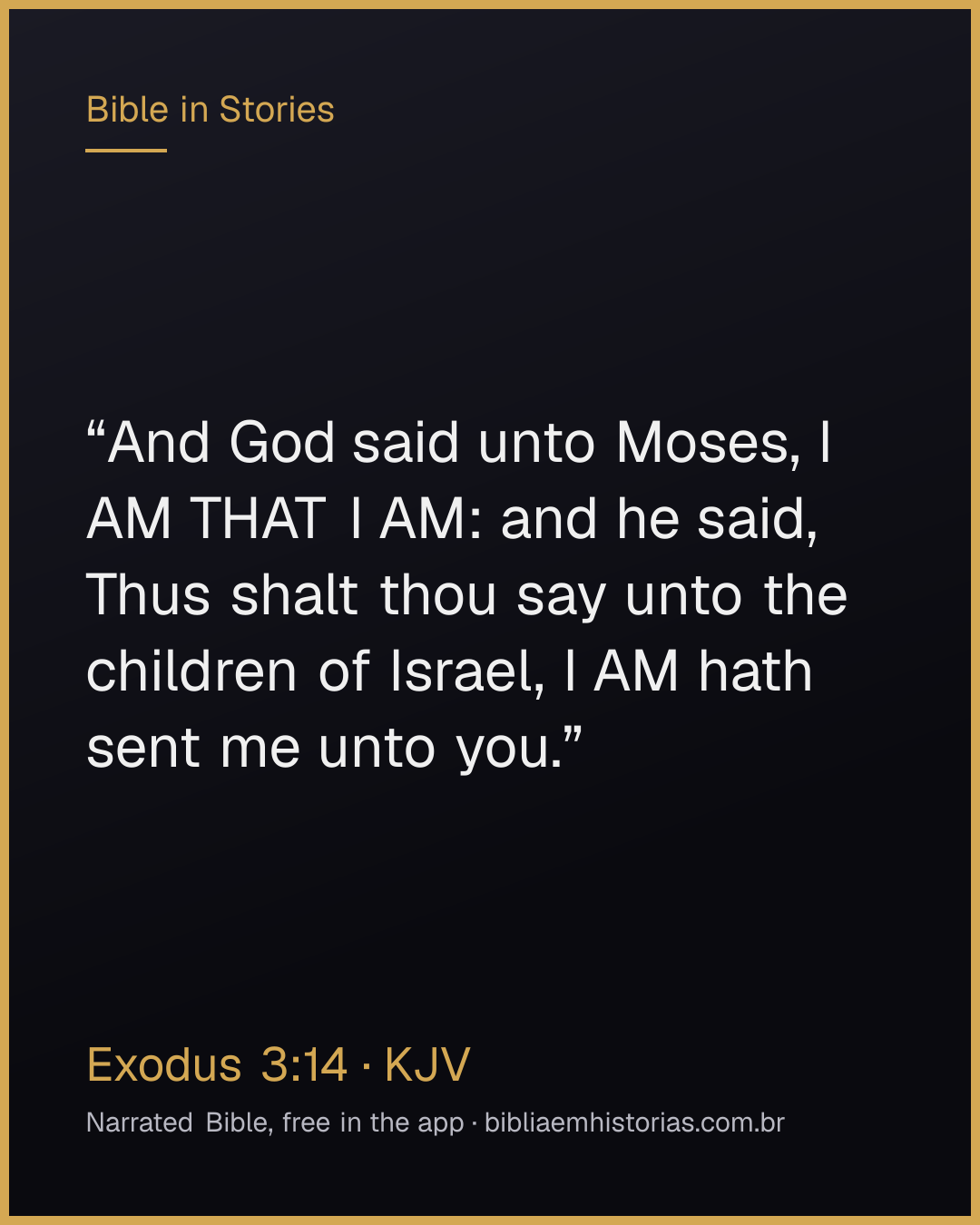Verse image for Exodus 3:14 to share