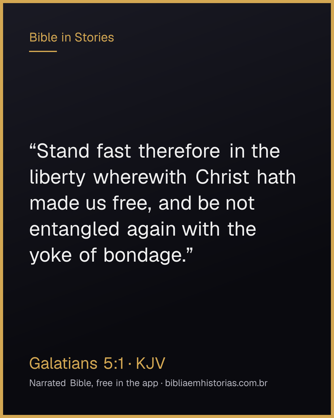 Verse image for Galatians 5:1 to share