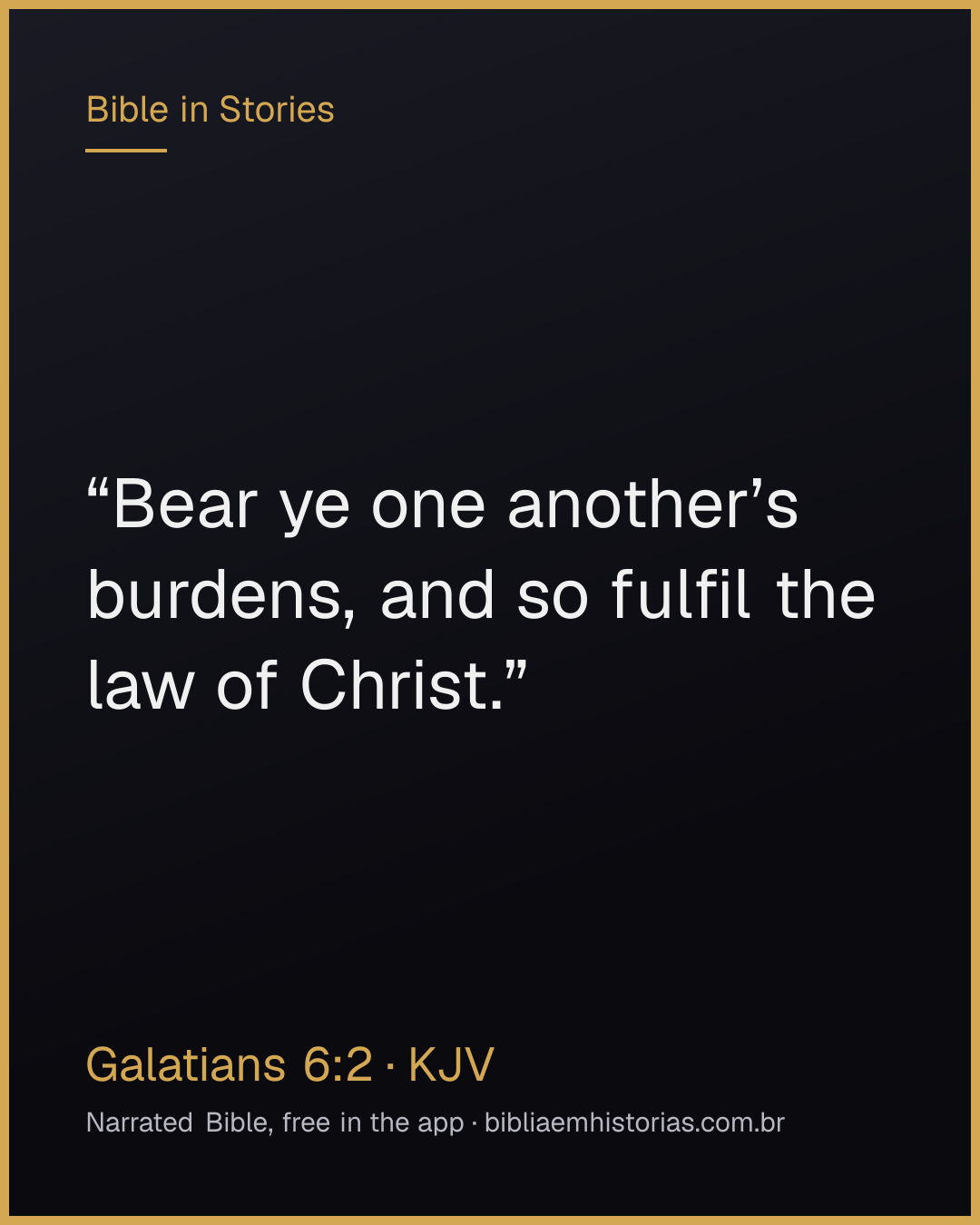 Verse image for Galatians 6:2 to share