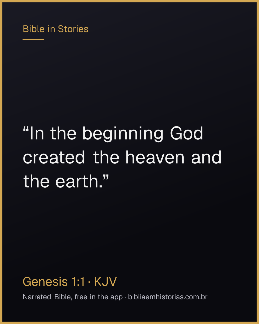 Verse image for Genesis 1:1 to share