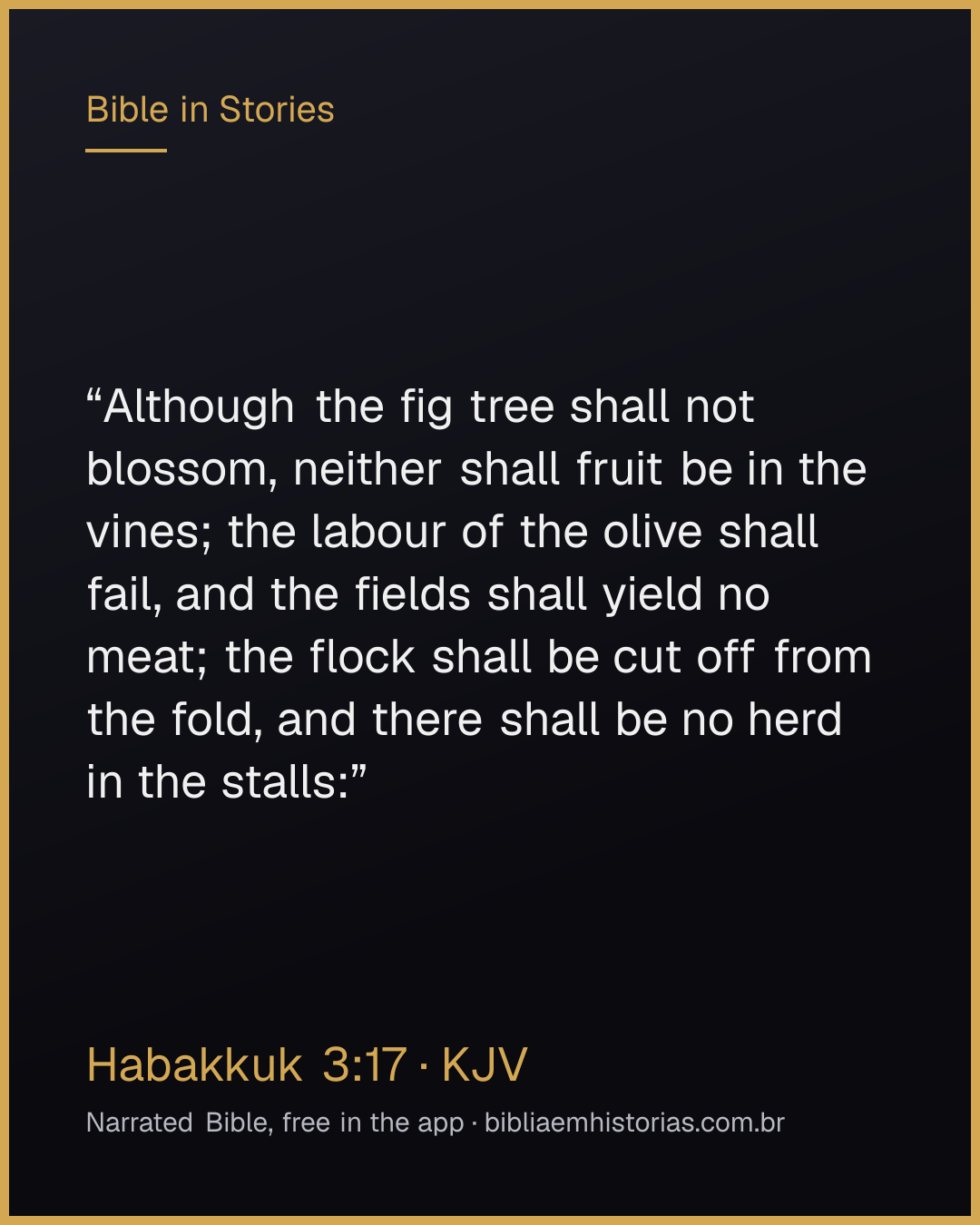 Verse image for Habakkuk 3:17 to share