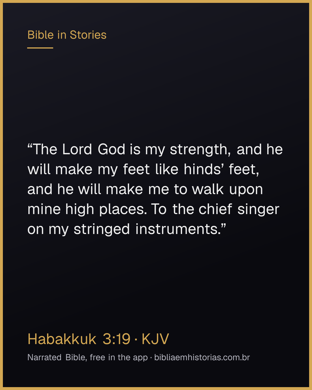 Verse image for Habakkuk 3:19 to share