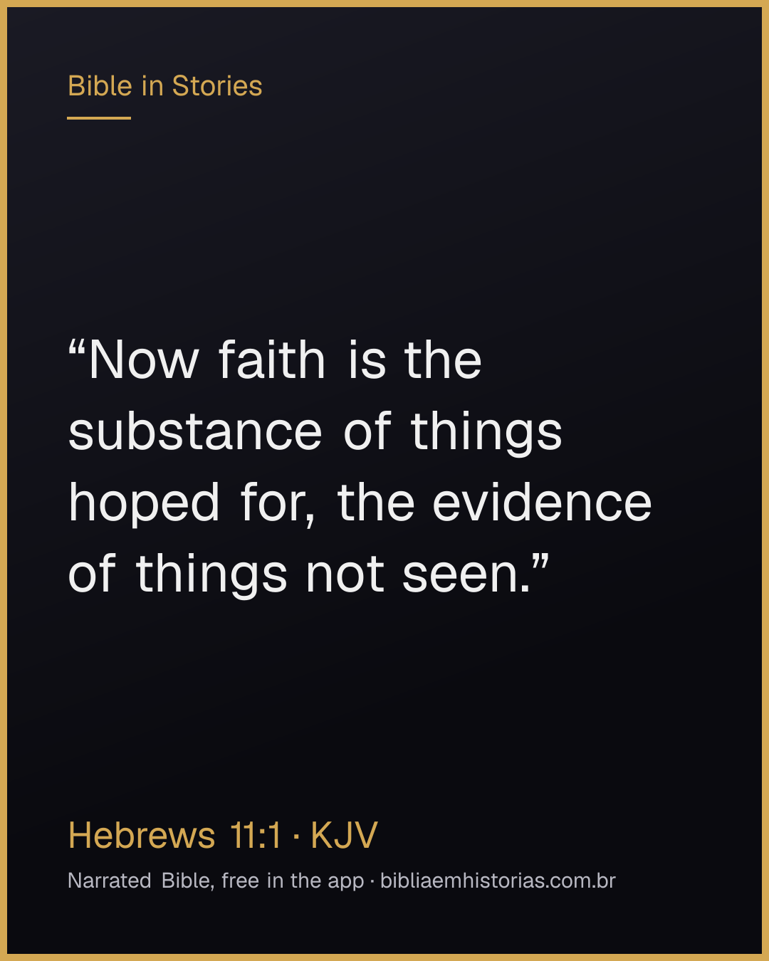 Verse image for Hebrews 11:1 to share