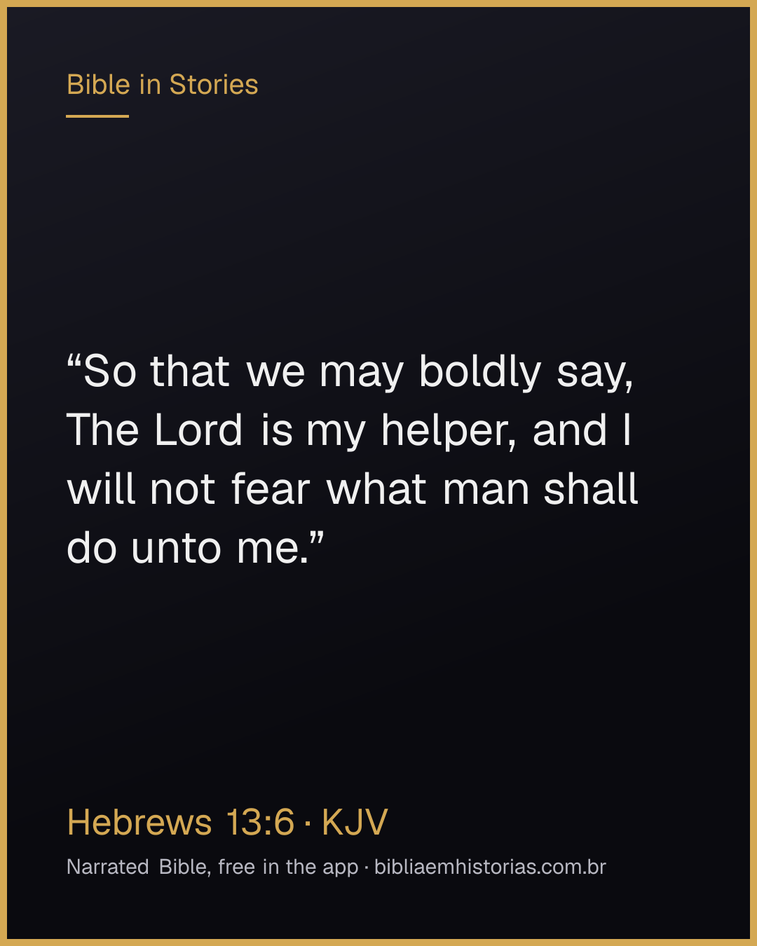 Verse image for Hebrews 13:6 to share