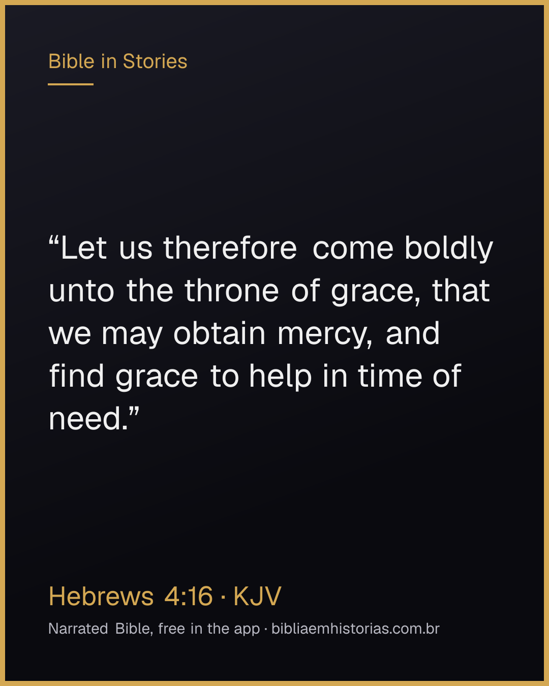 Verse image for Hebrews 4:16 to share