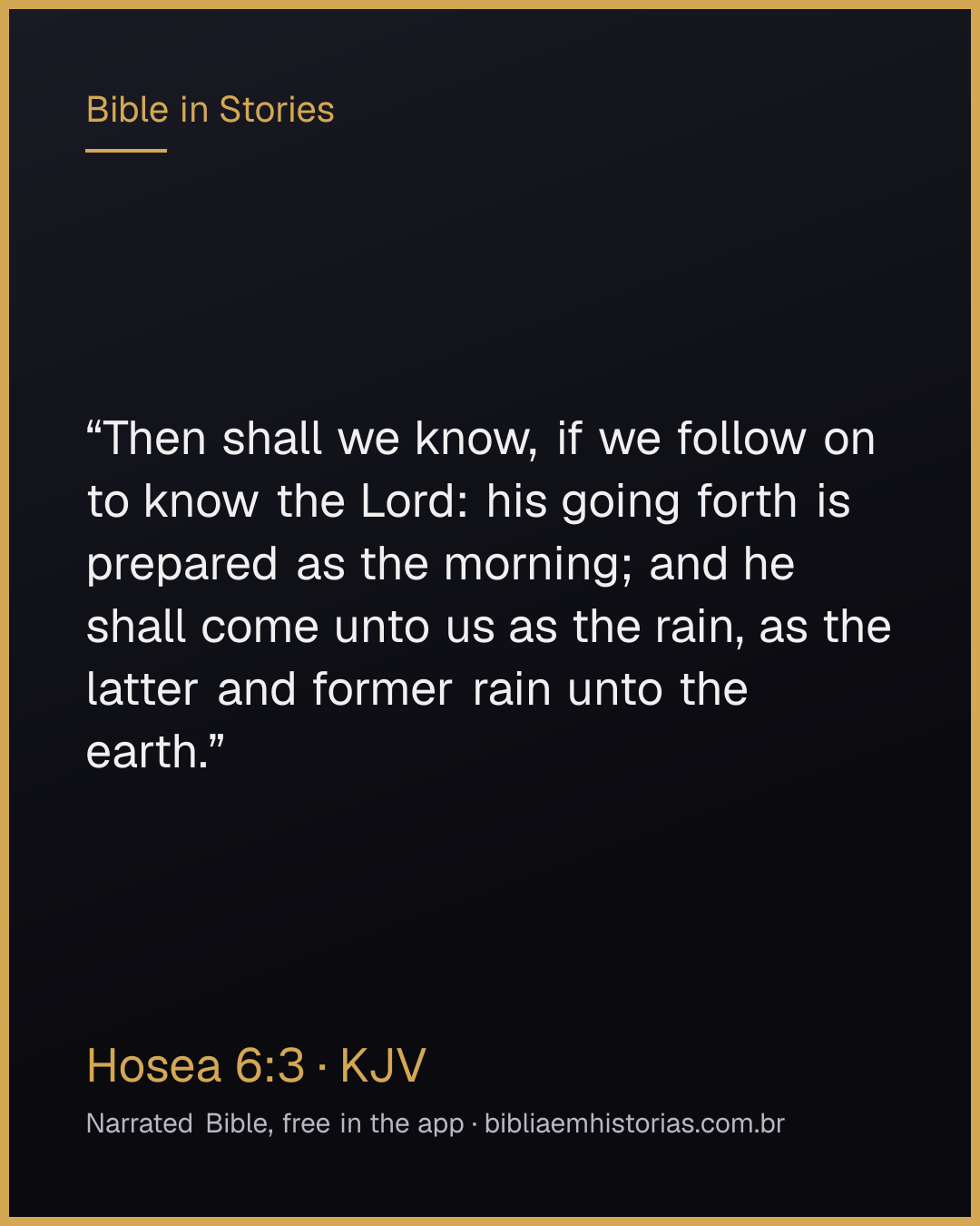 Verse image for Hosea 6:3 to share