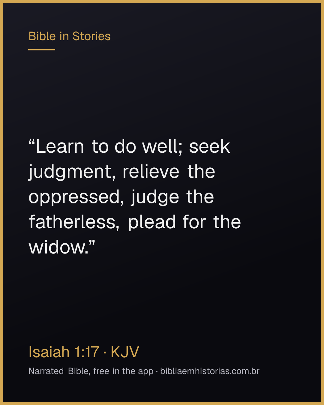 Verse image for Isaiah 1:17 to share