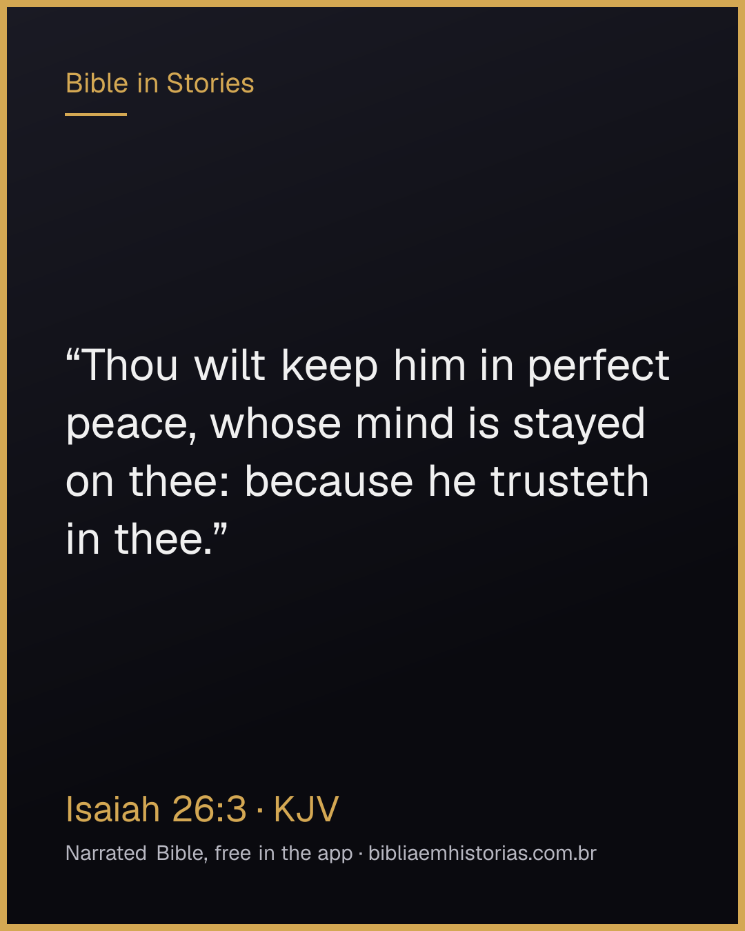 Verse image for Isaiah 26:3 to share