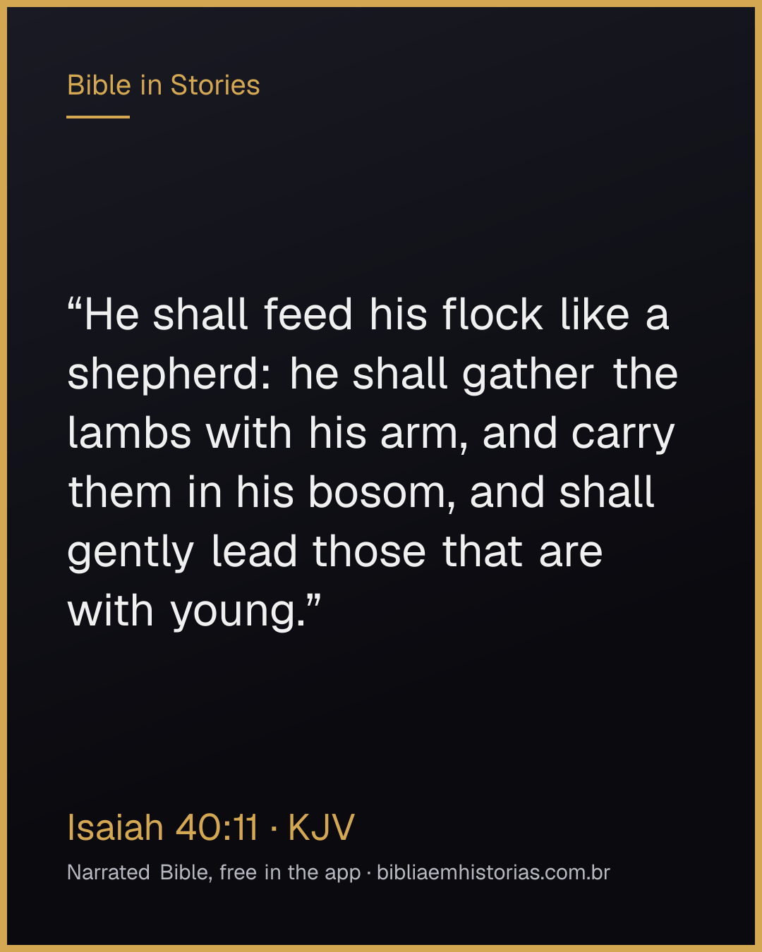 Verse image for Isaiah 40:11 to share
