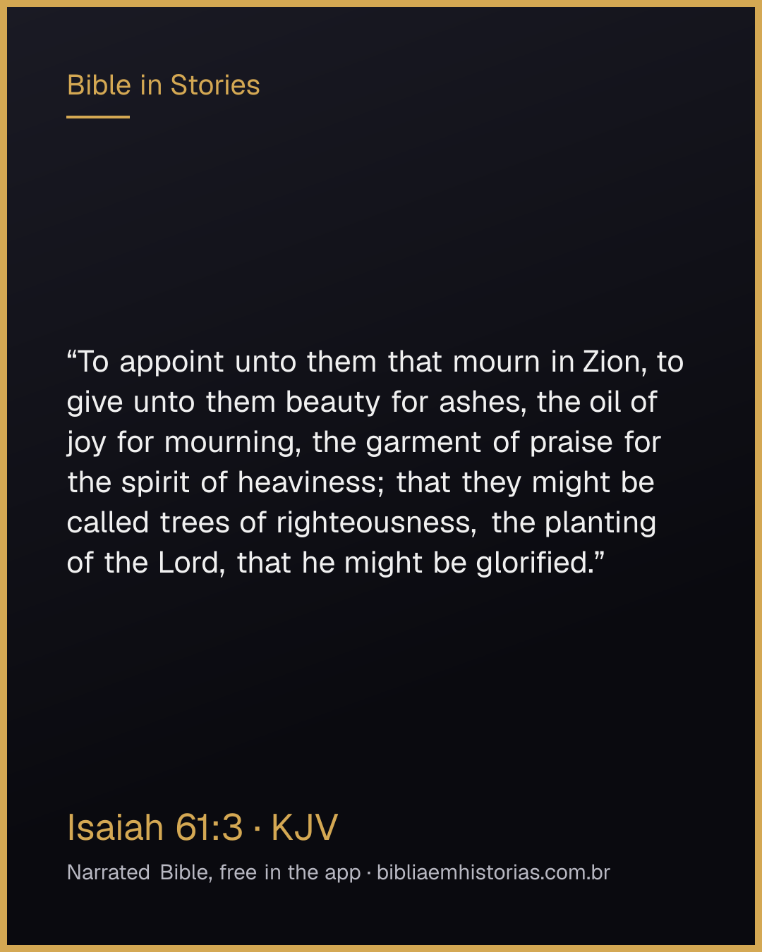 Verse image for Isaiah 61:3 to share
