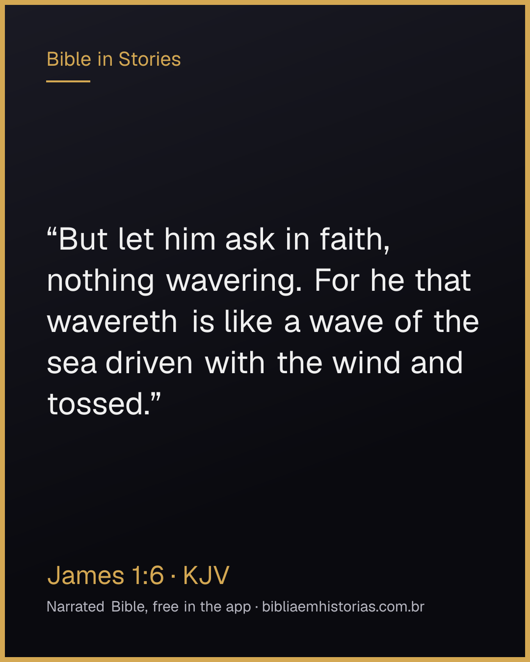 Verse image for James 1:6 to share