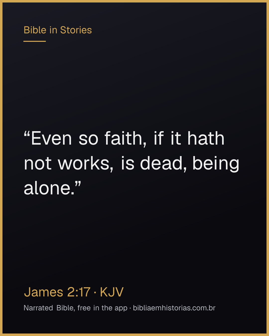Verse image for James 2:17 to share