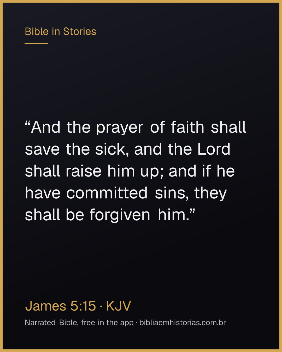 Verse image for James 5:15 to share