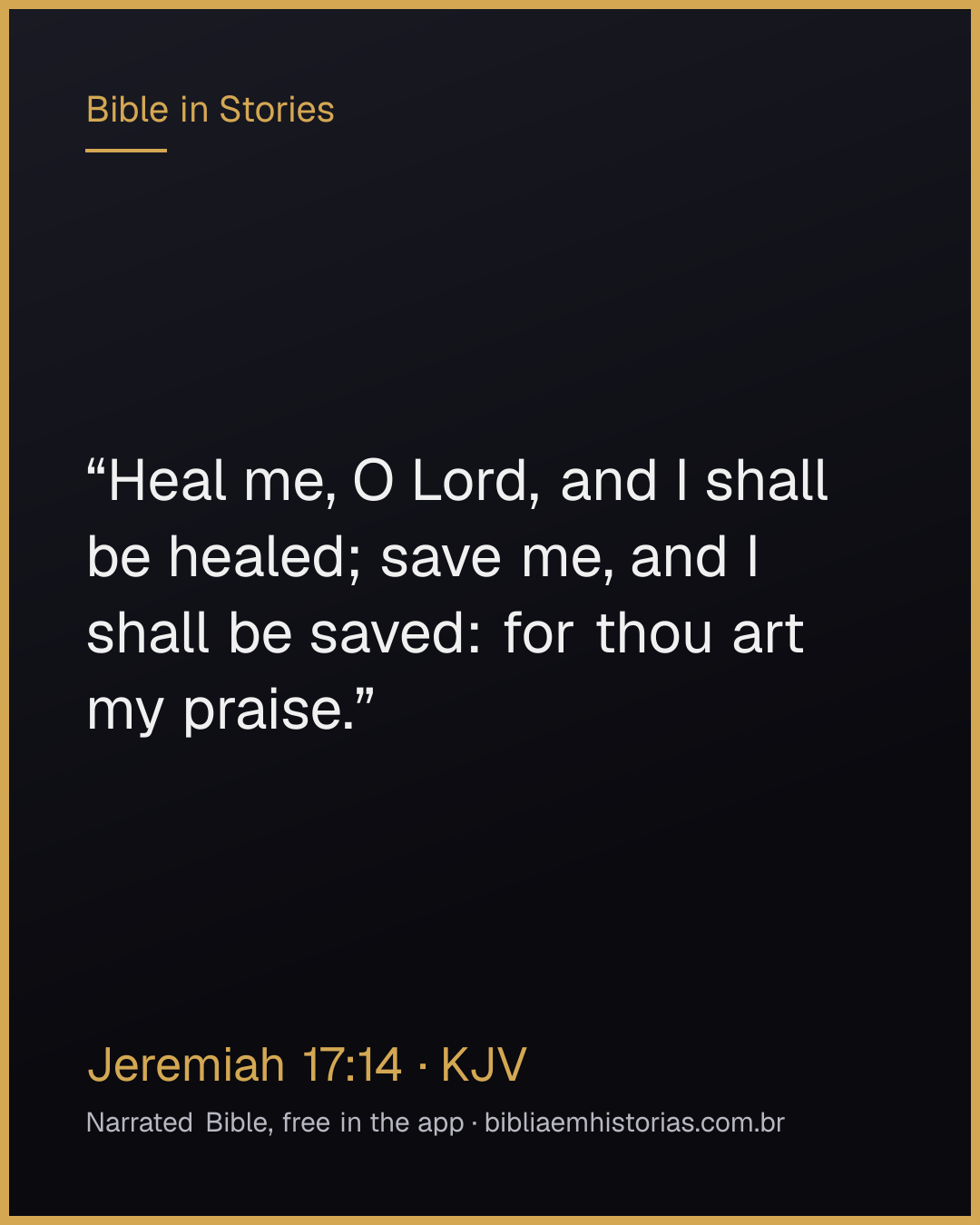 Verse image for Jeremiah 17:14 to share
