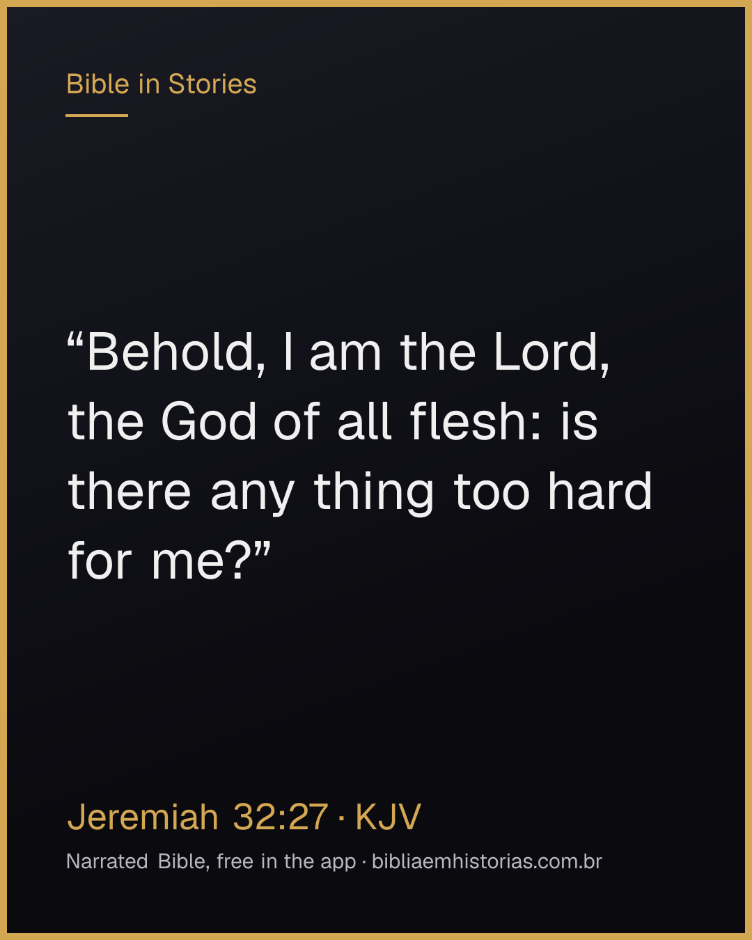 Verse image for Jeremiah 32:27 to share