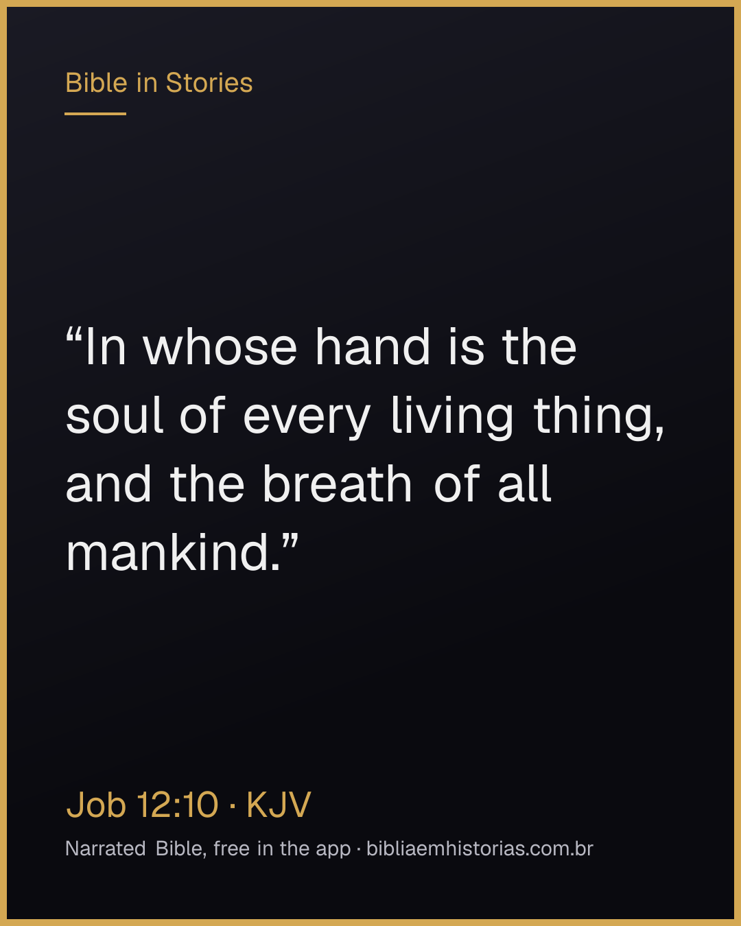 Verse image for Job 12:10 to share