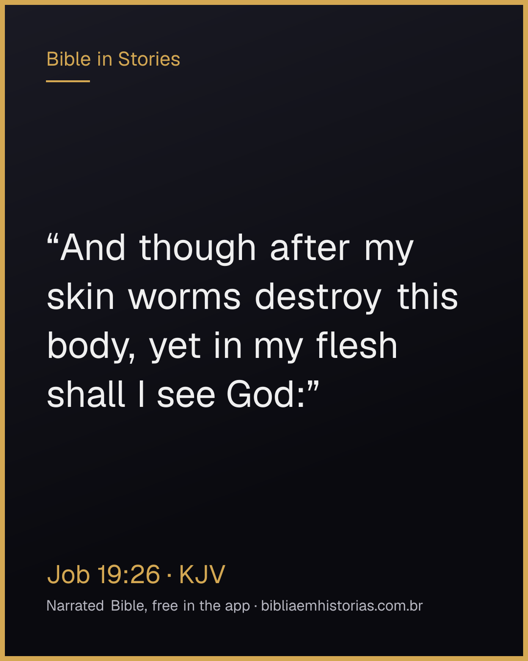 Verse image for Job 19:26 to share