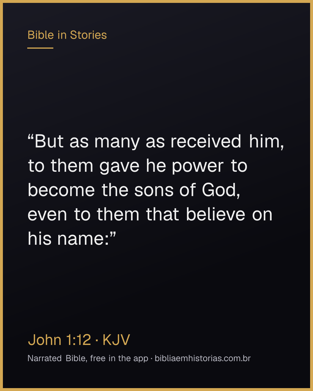 Verse image for John 1:12 to share