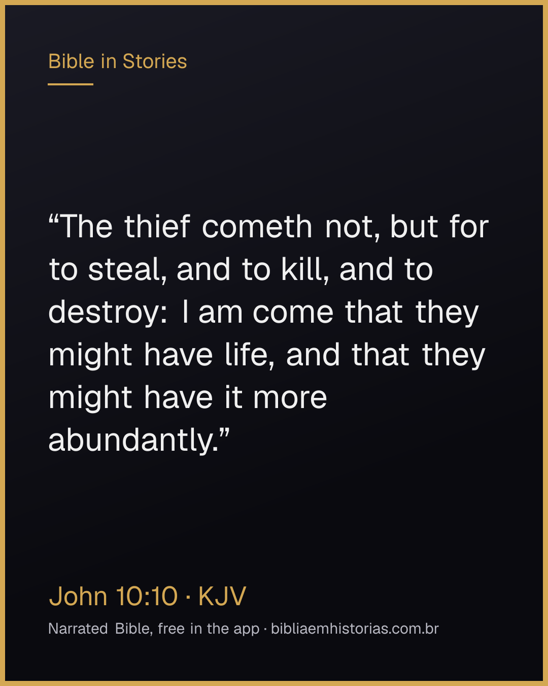 Verse image for John 10:10 to share