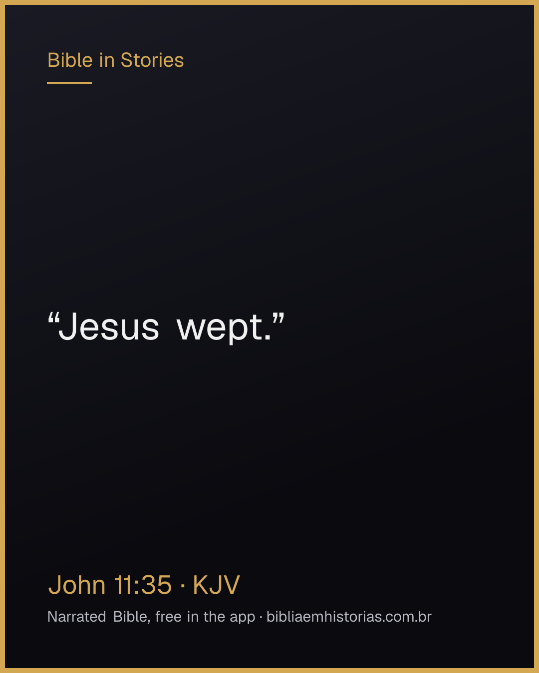 Verse image for John 11:35 to share