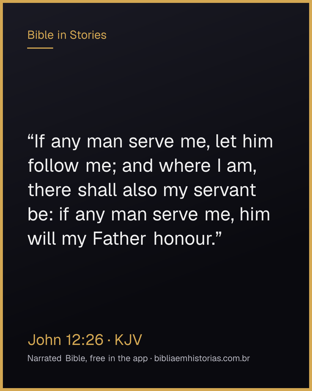 Verse image for John 12:26 to share