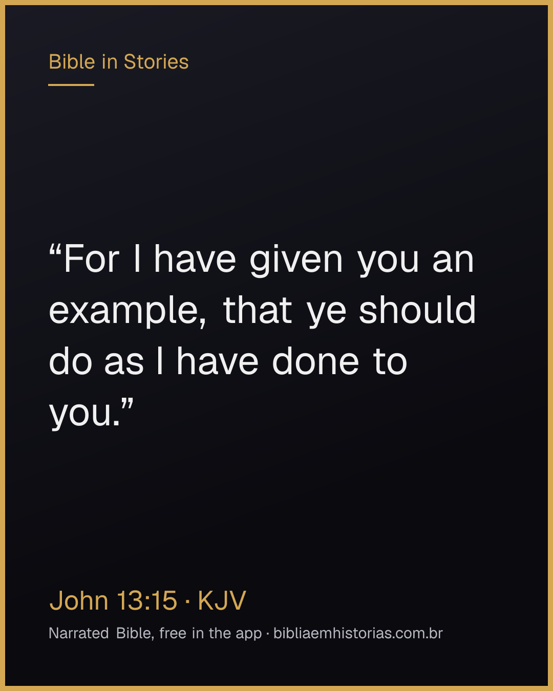 Verse image for John 13:15 to share
