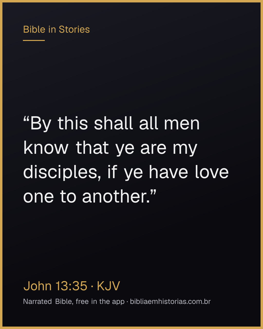 Verse image for John 13:35 to share